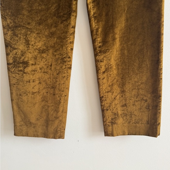 RAG & BONE • Poppy Velvet Trousers in Olive - Picture 6 of 12